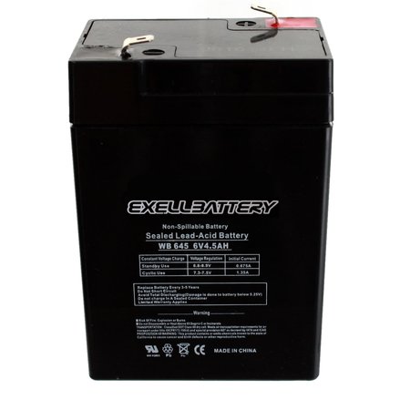 EXELL BATTERY 6, 4.5, AGM Chemistry EB645